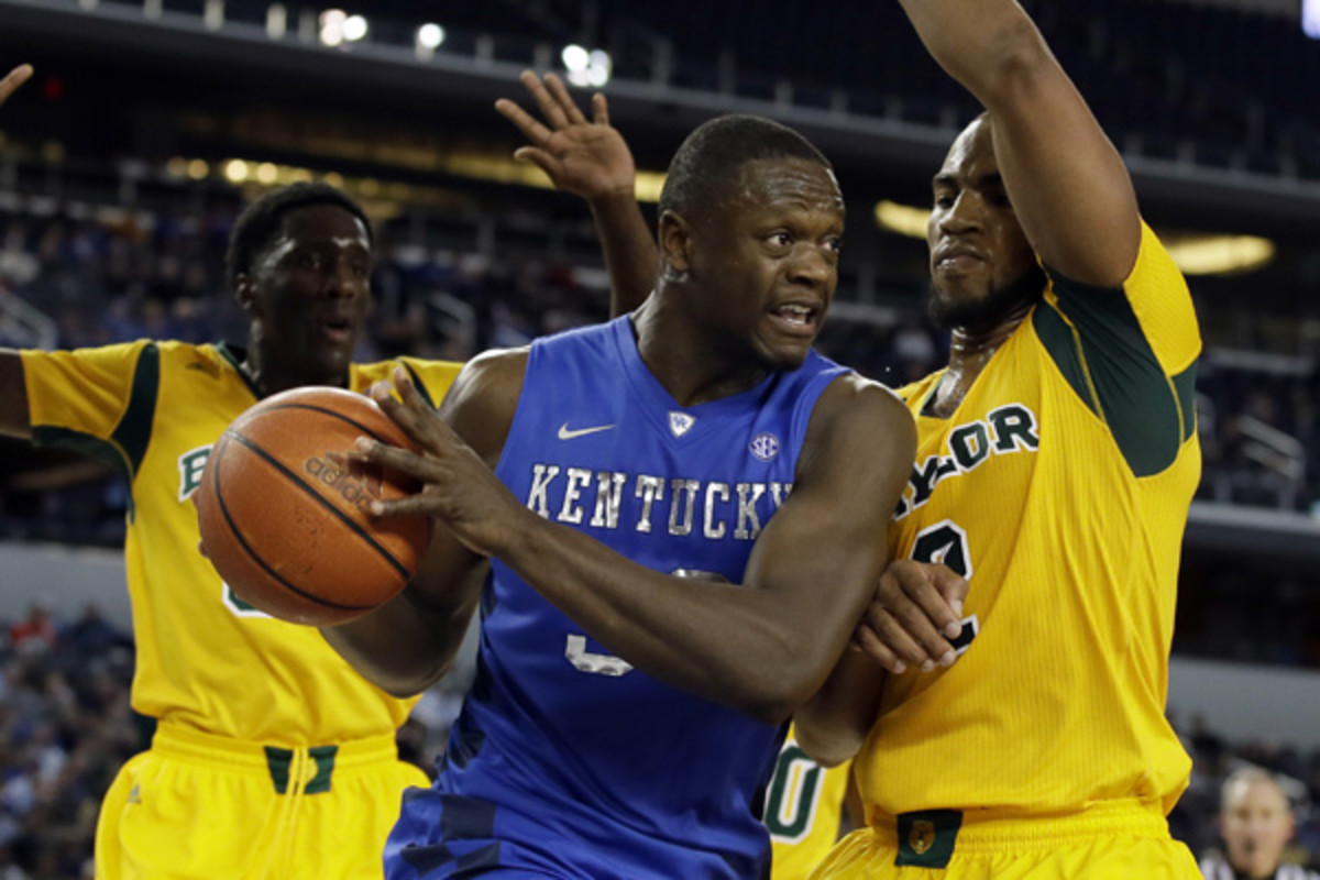 Julius Randle and Kentucky are deep in talent, but couldn't contend with an experienced Baylor squad. (Tony Gutierrez/AP)