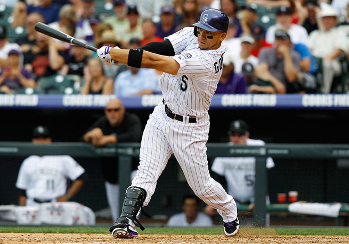 Carlos Gonzalez looks to have dodged a bullet after straining his back and injuring his finger last week.