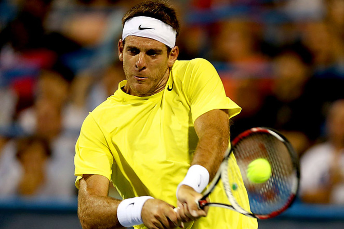 Juan Martin del Potro has 10 hardcourt tournament titles, including a win at the 2009 U.S. Open. 