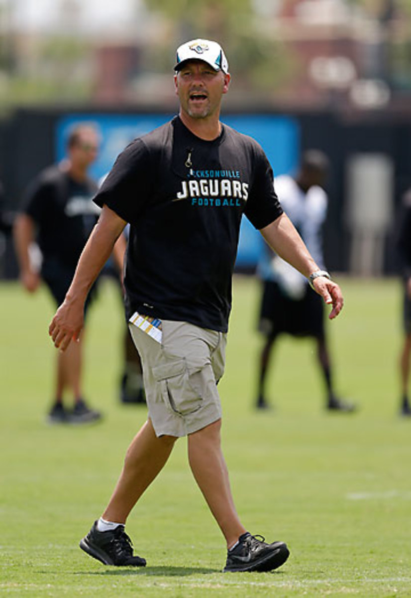 Bradley enjoyed success as a Seahawks coordinator but has his work cut out for him as top man in Jacksonville. (John Raoux/AP)