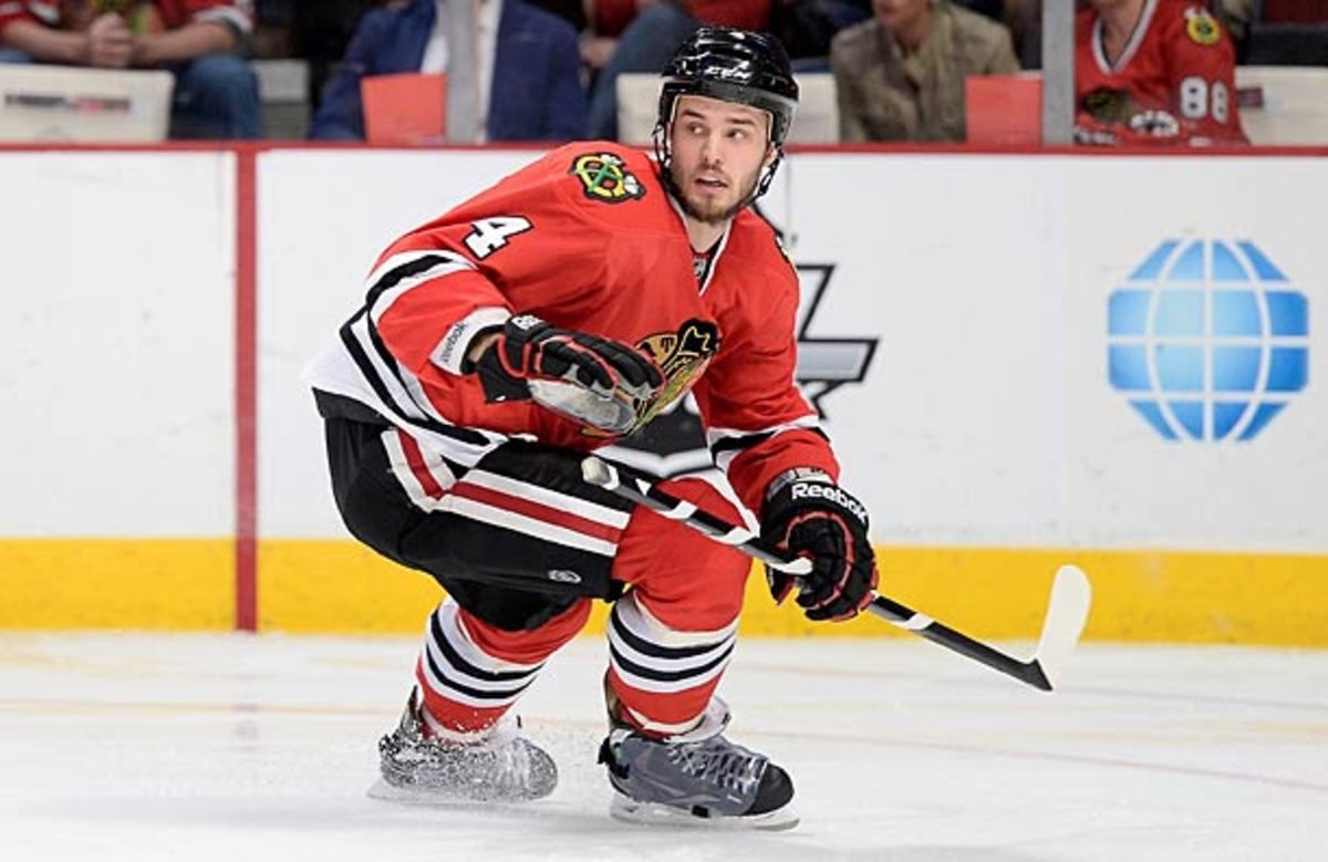 Niklas Hjalmarsson of the Chicago Blackhawks