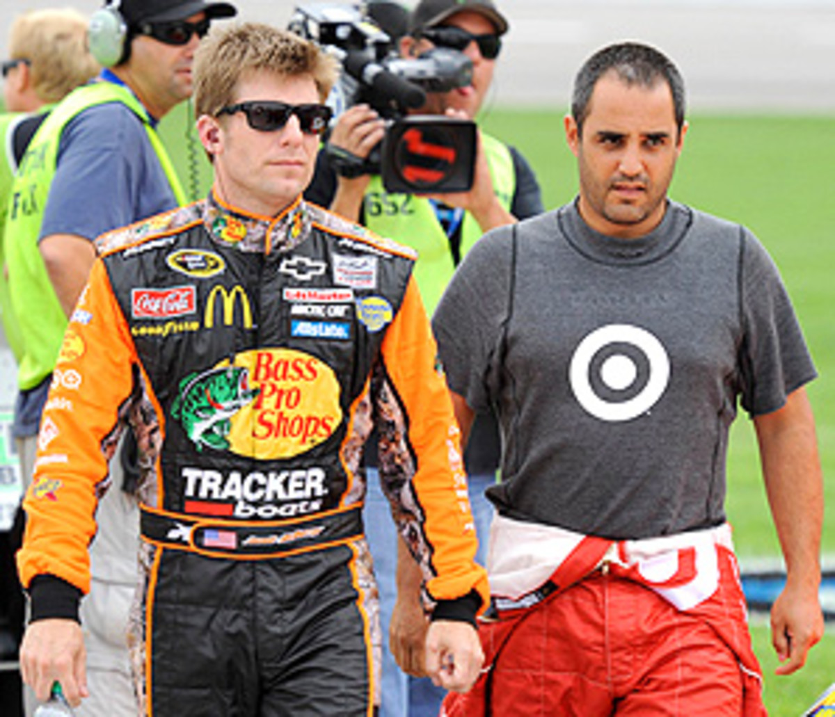 Jamie McMurray (left) and Juan Pablo Montoya have a lot of prove for Earnhardt Ganassi Racing in 2013.