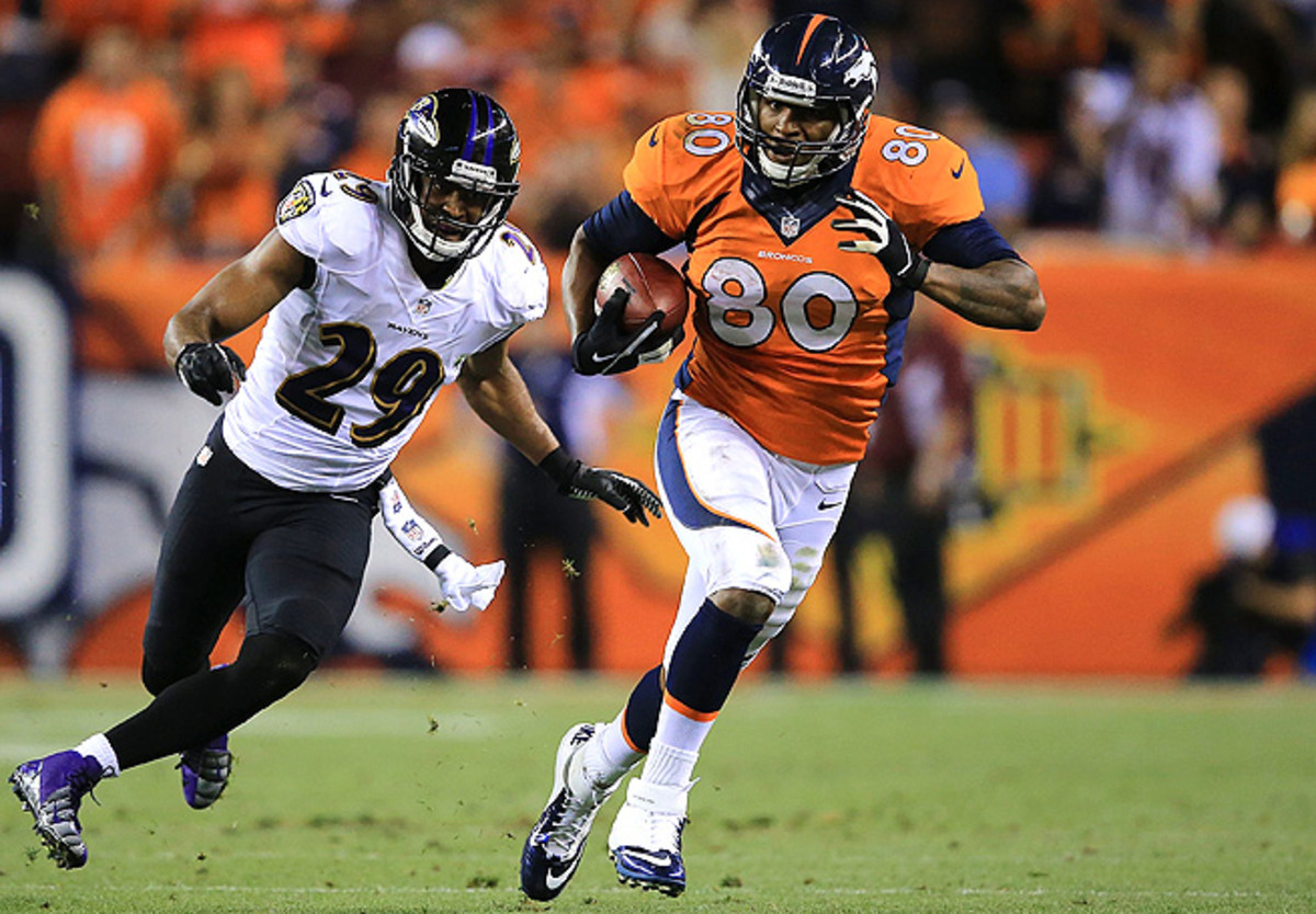 Julius Thomas caught five passes for 110 yards and two touchdowns against the Ravens in Week 1.