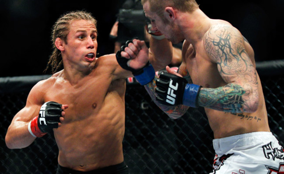 Urijah Faber (left) will face Ivan Menjivar in a bantamweight bout on Feb. 23 at UFC 157.