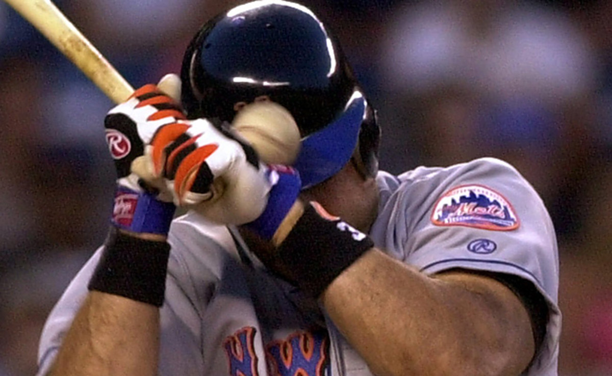 Roger Clemens beaned Mike Piazza with a pitch during a regular-season Subway Series game in 2000.