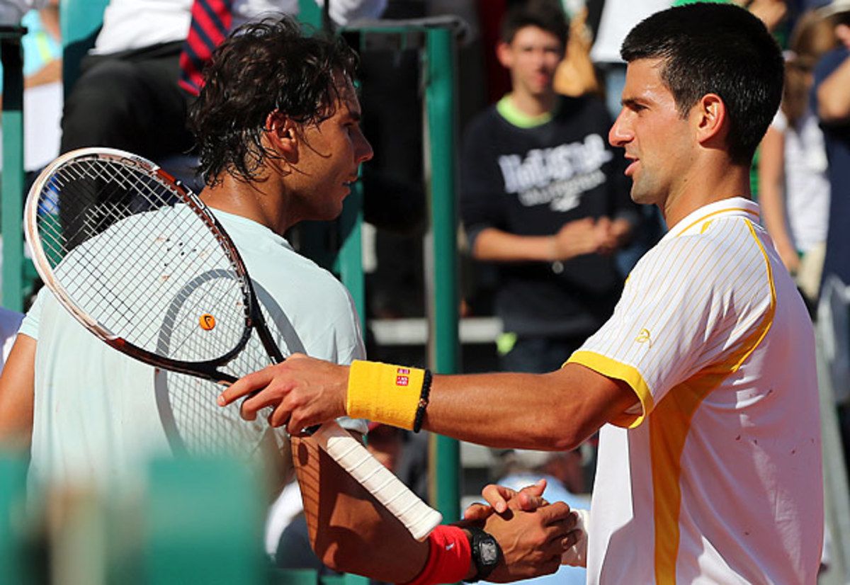 Rafael Nadal and Novak Djokovic