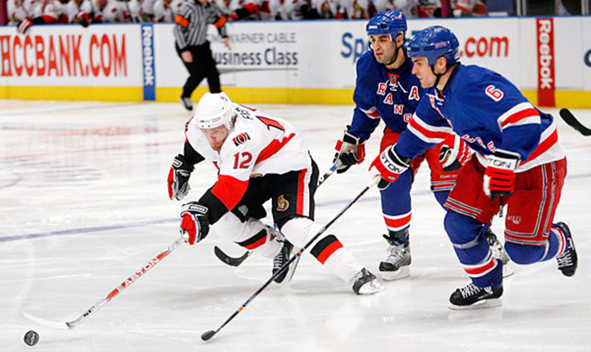 Scott Gomez and Wade Redden