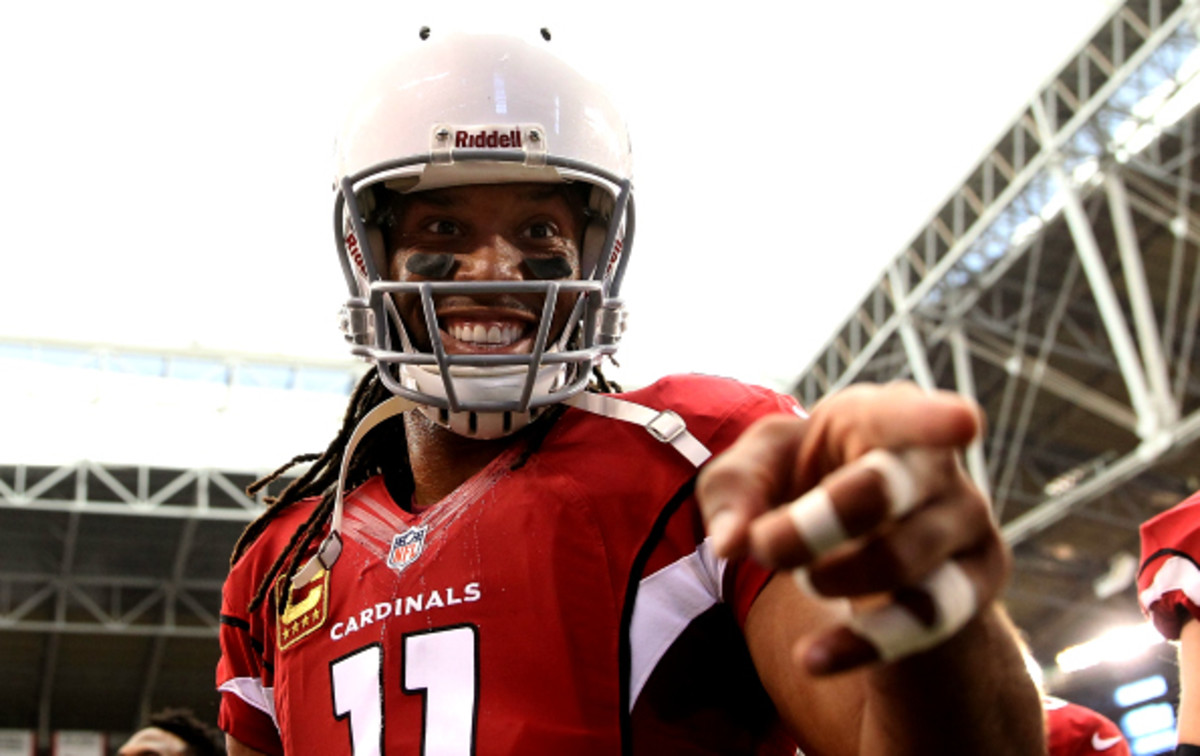 Larry Fitzgerald says he is not focusing on reports that he will be on the trading block this offseason.