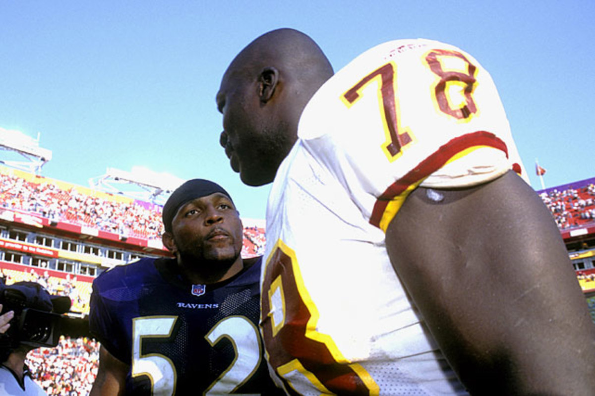 Bruce Smith and Ray Lewis