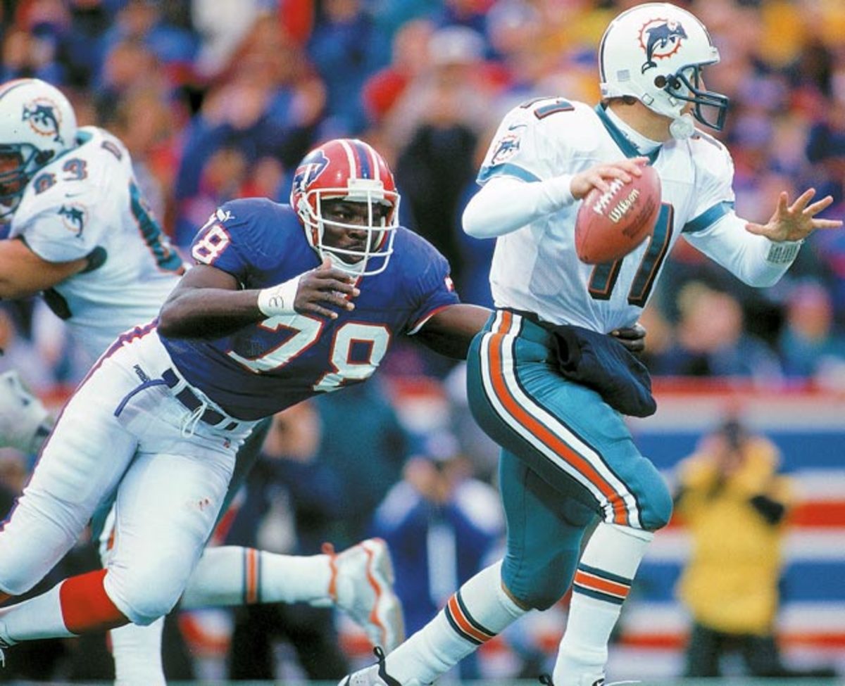 Bruce Smith and Damon Huard