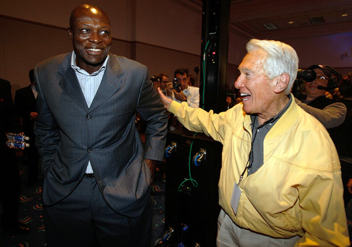 Bruce Smith and Marv Levy