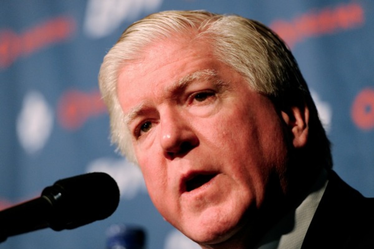 The Calgary Flames named Brian Burke director of hockey operations. (Richard Wolowicz/Getty Images)