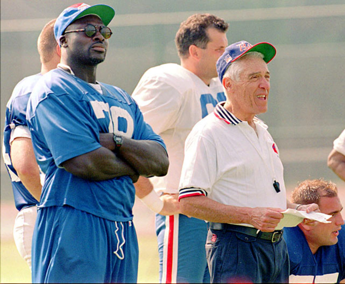 Bruce Smith and Marv Levy