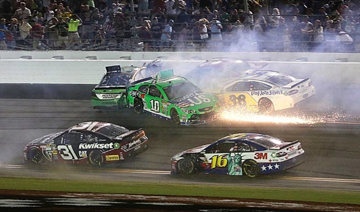 Sparks fly whenever Danica Patrick's name comes up, especially because of her struggles this season.