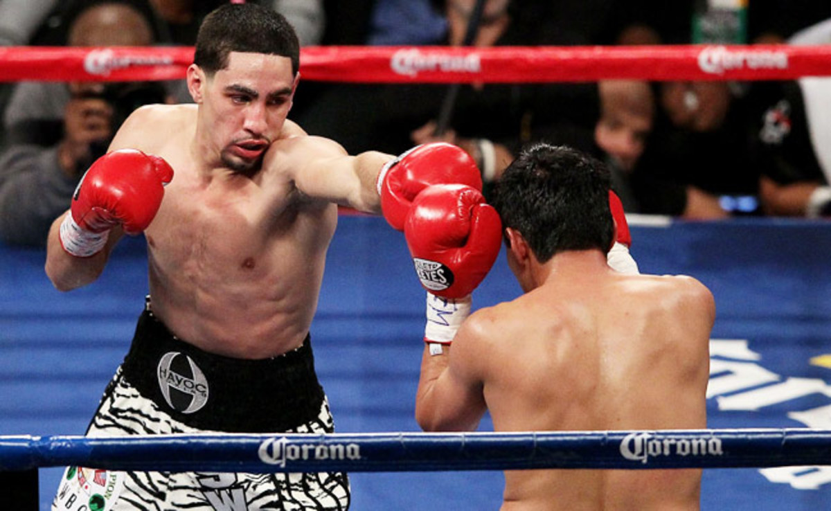 Zab Judah's next opponent, Danny Garcia, left, has been hyped after an October win over Erik Morales.