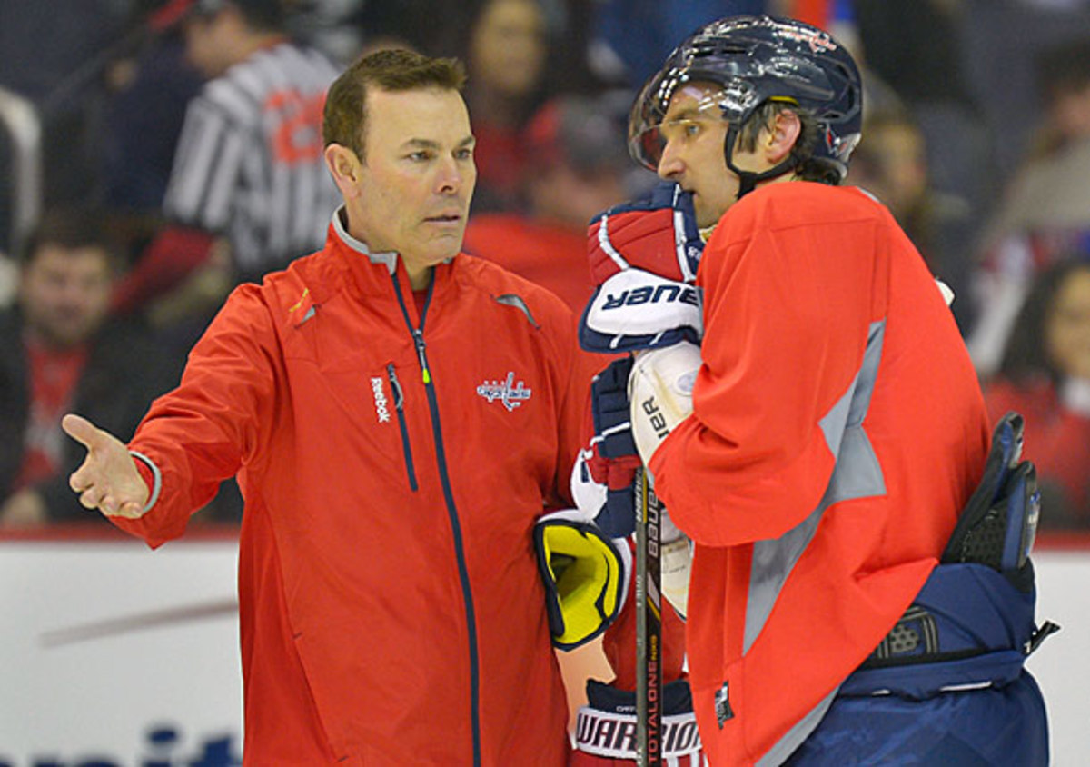 Coach Adam Oates has helped Alex Ovechkin revive his game.