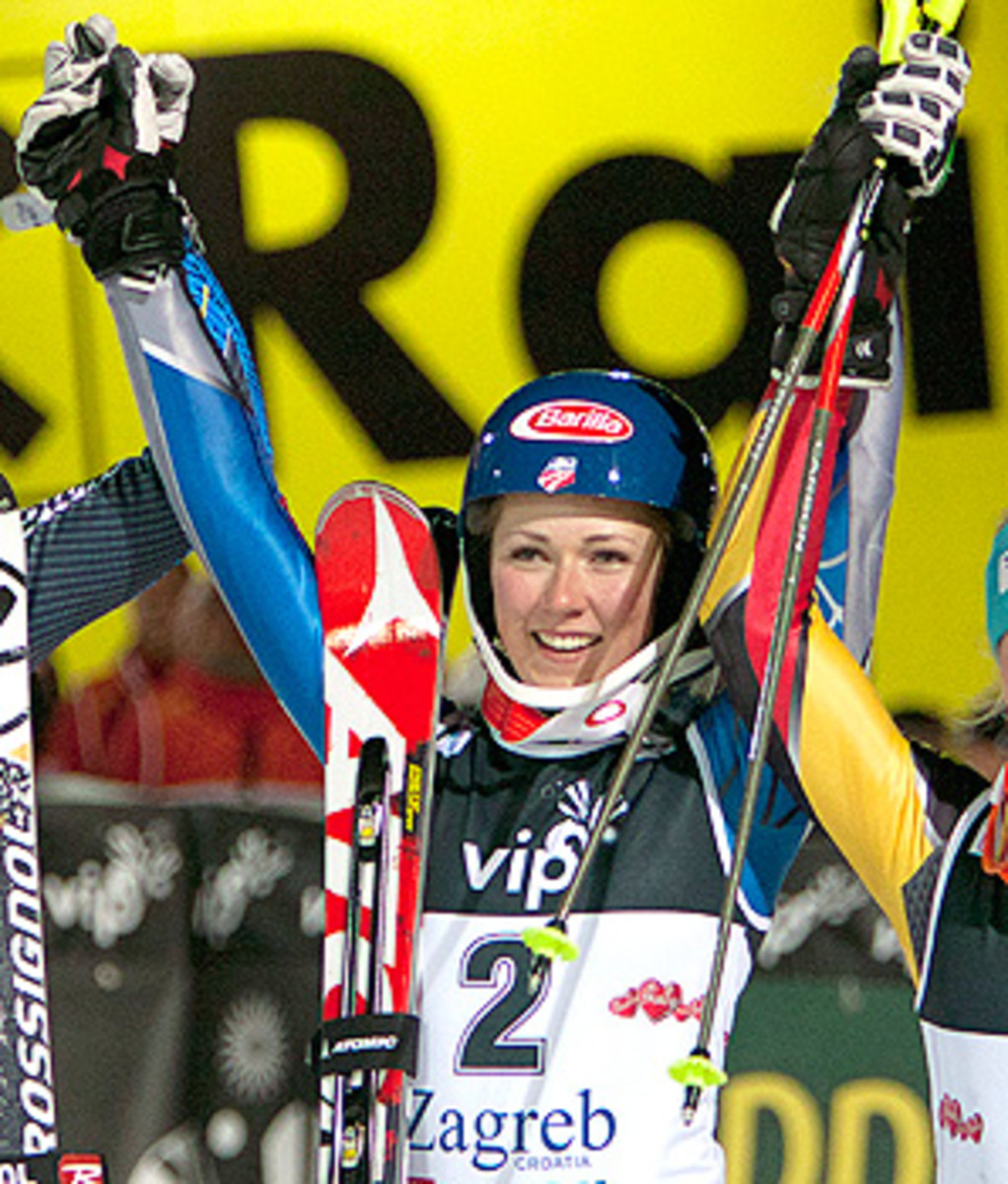 Mikaela Shiffrin is already receiving comparisons to skiing great Annemarie Moser-Proell.