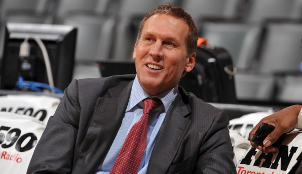 Bryan Colangelo will move away from basketball operations of the Toronto Raptors. (Photo by Garrett W. Ellwood/NBAE via Getty Images)