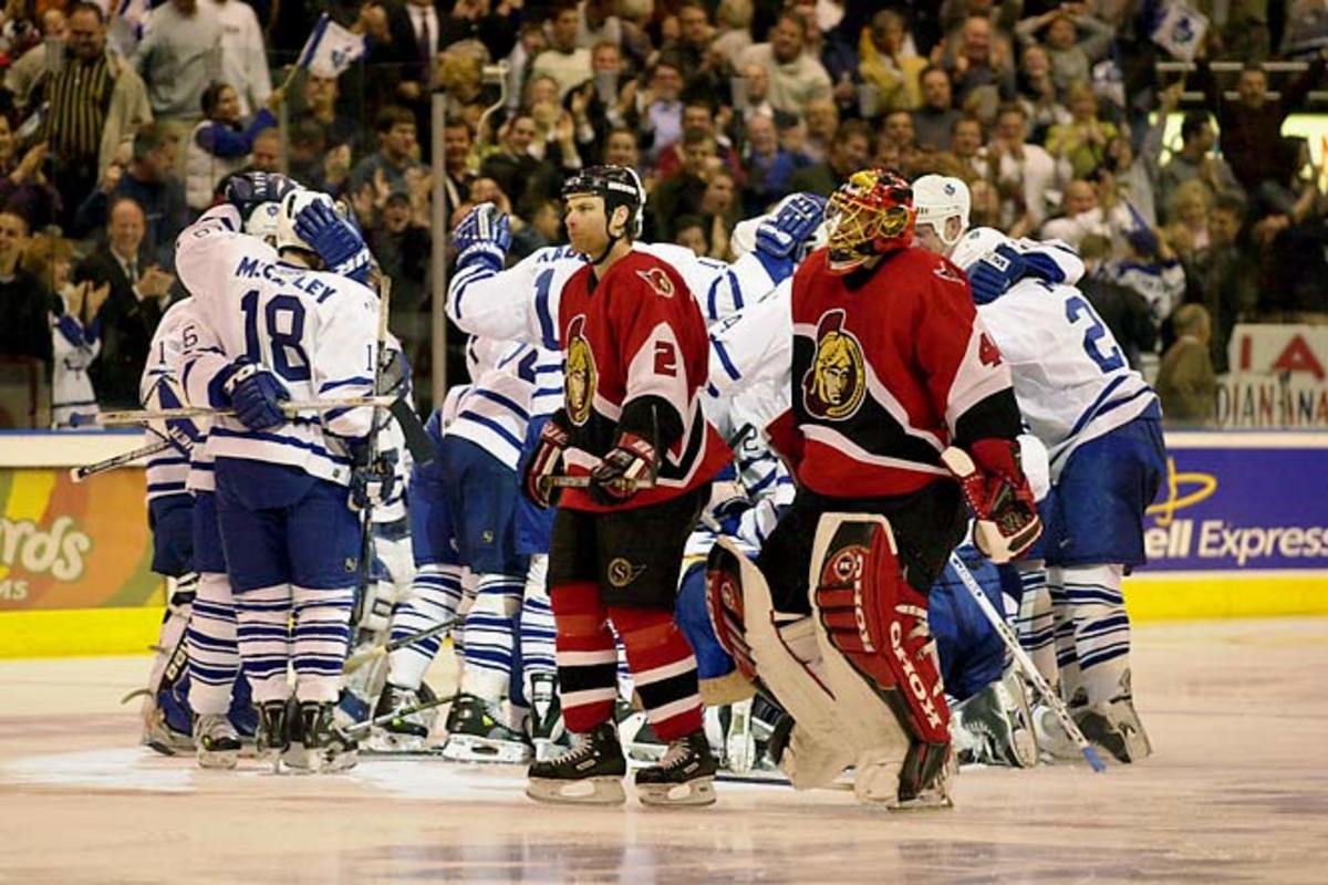 2001: Maple Leafs sweep Senators