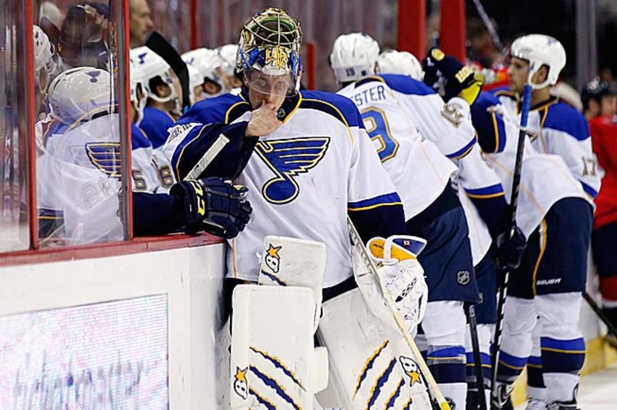 The Blues are on a roll, but goalie Jaroslav Halak has given cause for pause with his shaky play. 