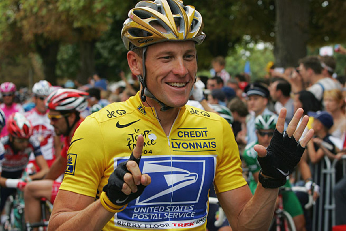 Lance Armstrong won seven Tours de France but has since admitted to using performance-enhancing drugs.