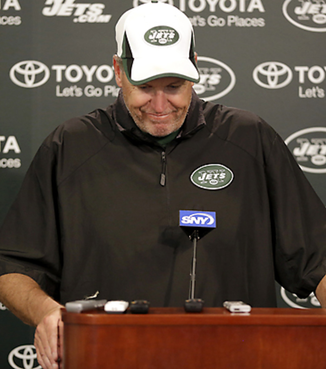 Rex Ryan looks like he needs a hug.