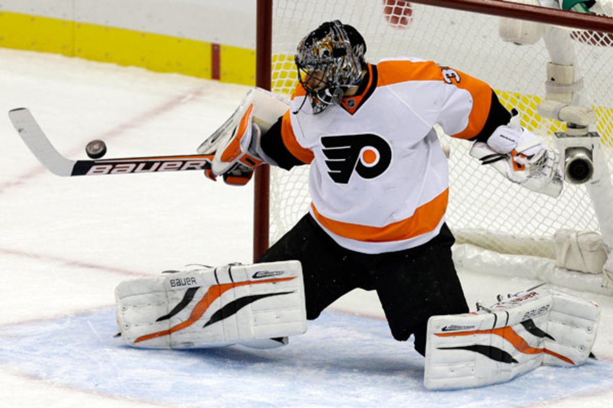 Ilya Bryzgalov had a 2.79 goals-against average with Philadelphia last season. (AP)