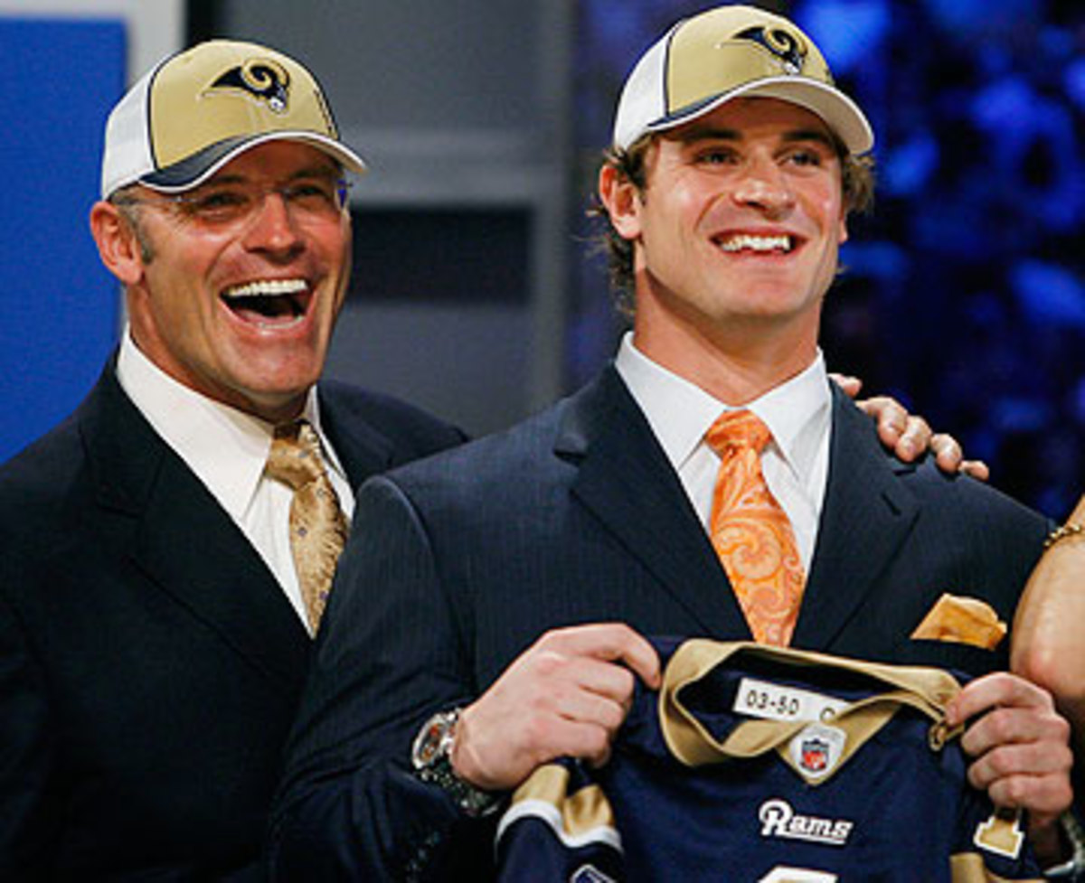 Howie was there when Chris was selected second overall in the 2008 NFL Draft. (Jason DeCrow/AP)