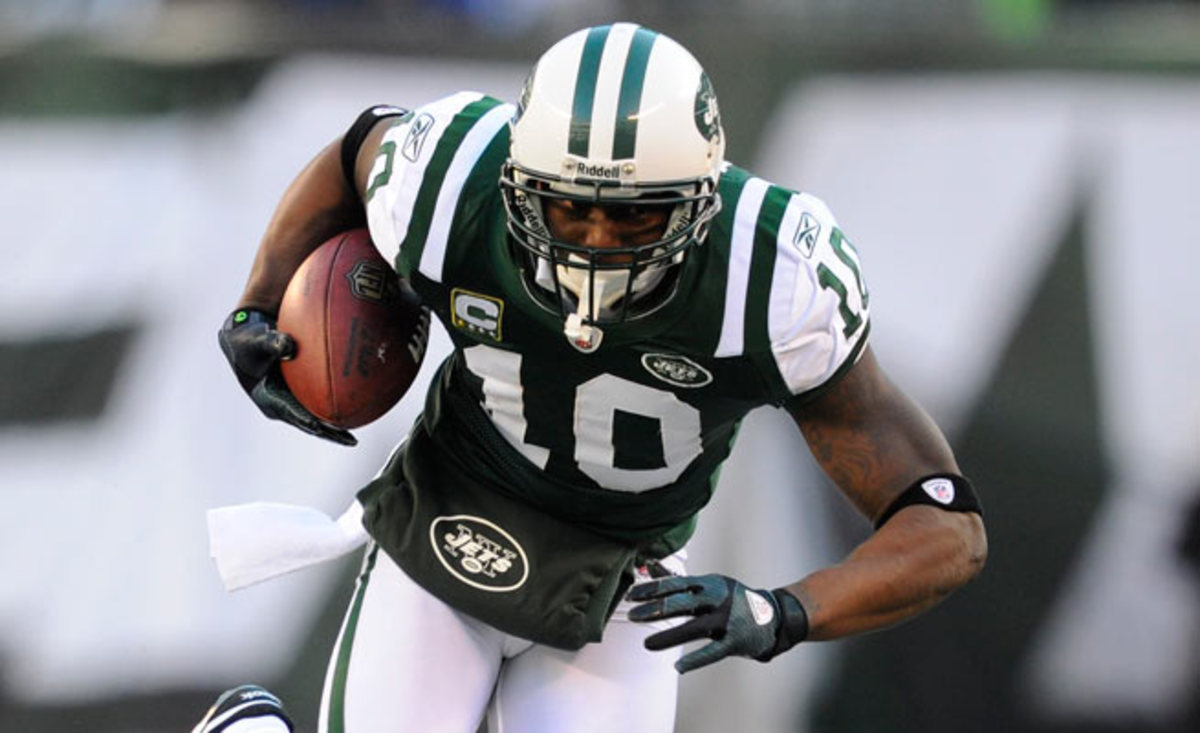 Jets' receiver Santonio Holmes isn't sure if he'll play in Week 1 due to a foot injury.