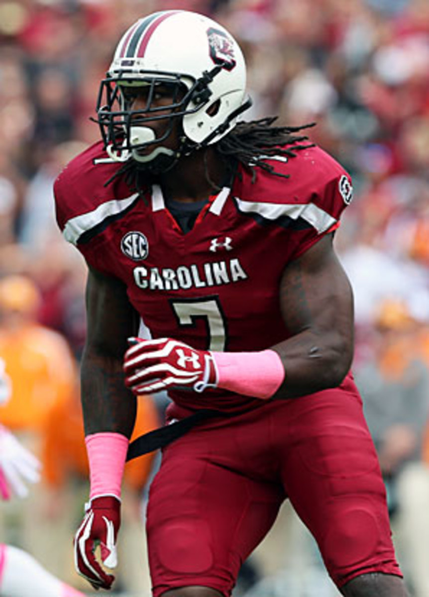 Jadeveon Clowney racked up 13 sacks and 23.5 tackles for loss in 2012.
