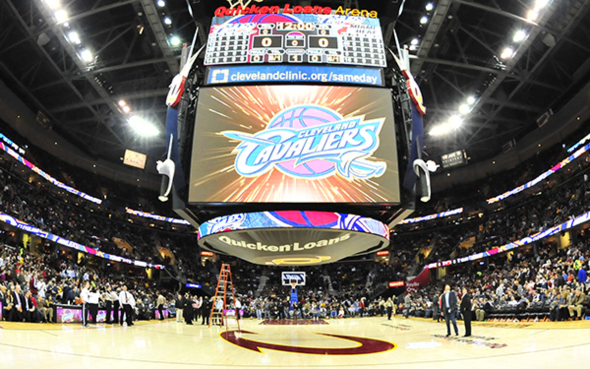 Season-ticket holders names could appear at an NBA court near you. (David Dermer/Diamond Images/Getty Images)