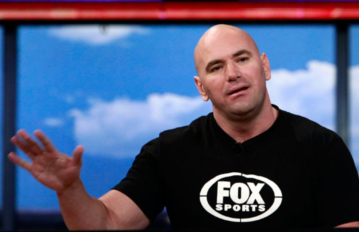 UFC president Dana White hopes to ban testosterone replacement therapy from MMA. (AP)