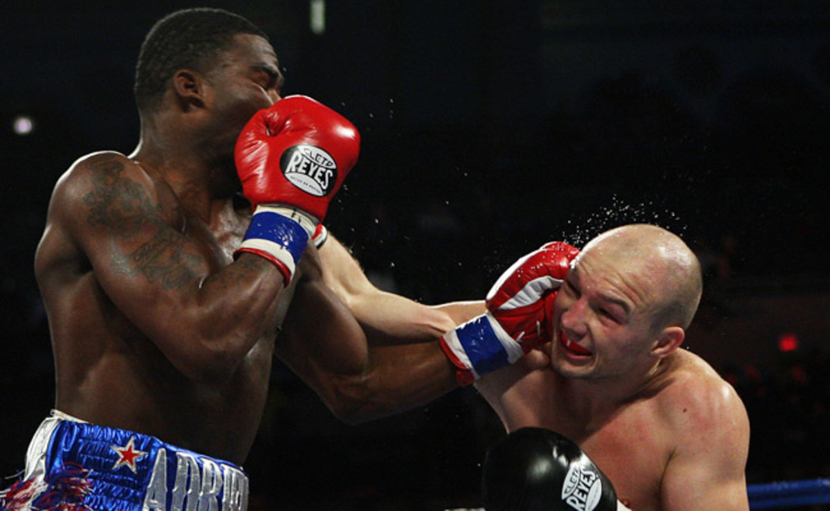 Adrien Broner (left) defeated Gavin Rees with a TKO in the fifth round on Feb. 16.