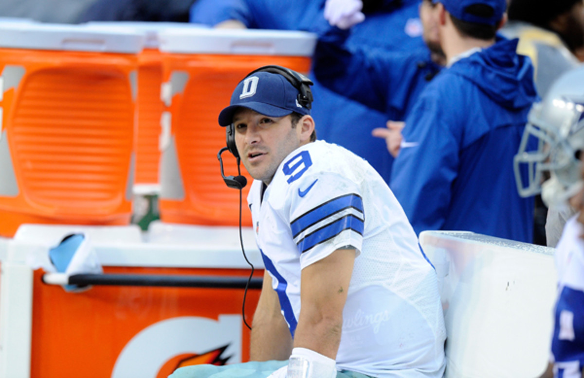 Tony Romo's 2013 season is officially over. (G Fiume/Getty Images)