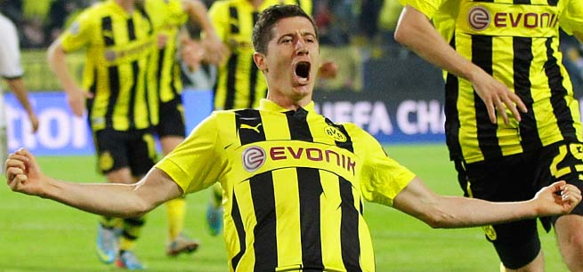 Robert Lewandowski scored every goal in Dortmund's 4-1 win over Real Madrid on Wednesday.