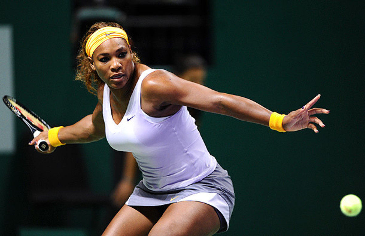 Serena Williams won her second straight WTA Player of the Year award. (BULENT KILIC/AFP/Getty Images)