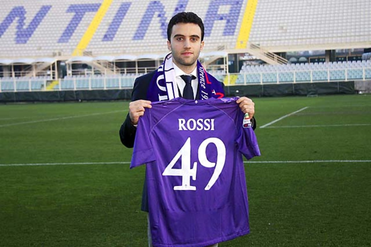 Italy forward Giuseppe Rossi begins training at Fiorentina - Sports  Illustrated
