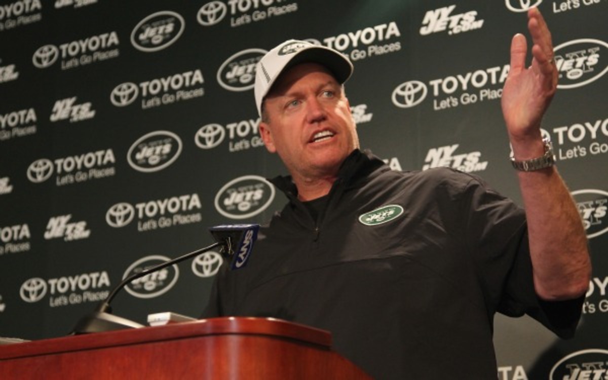 Rex Ryan believes a hands-on approach to defense will make the Jets better in 2013. (Al Pereira/Getty Images)