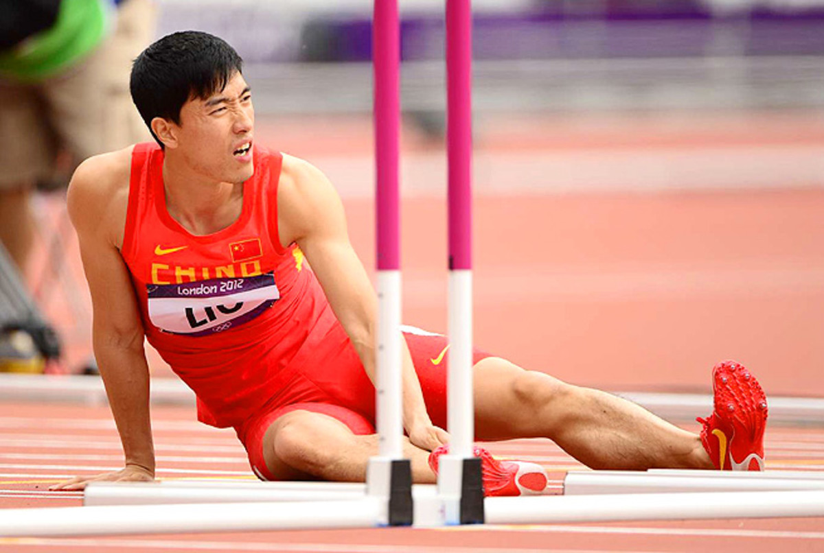 China's Liu Xiang is still recovering from his heartbreaking injury at the London Olympics.