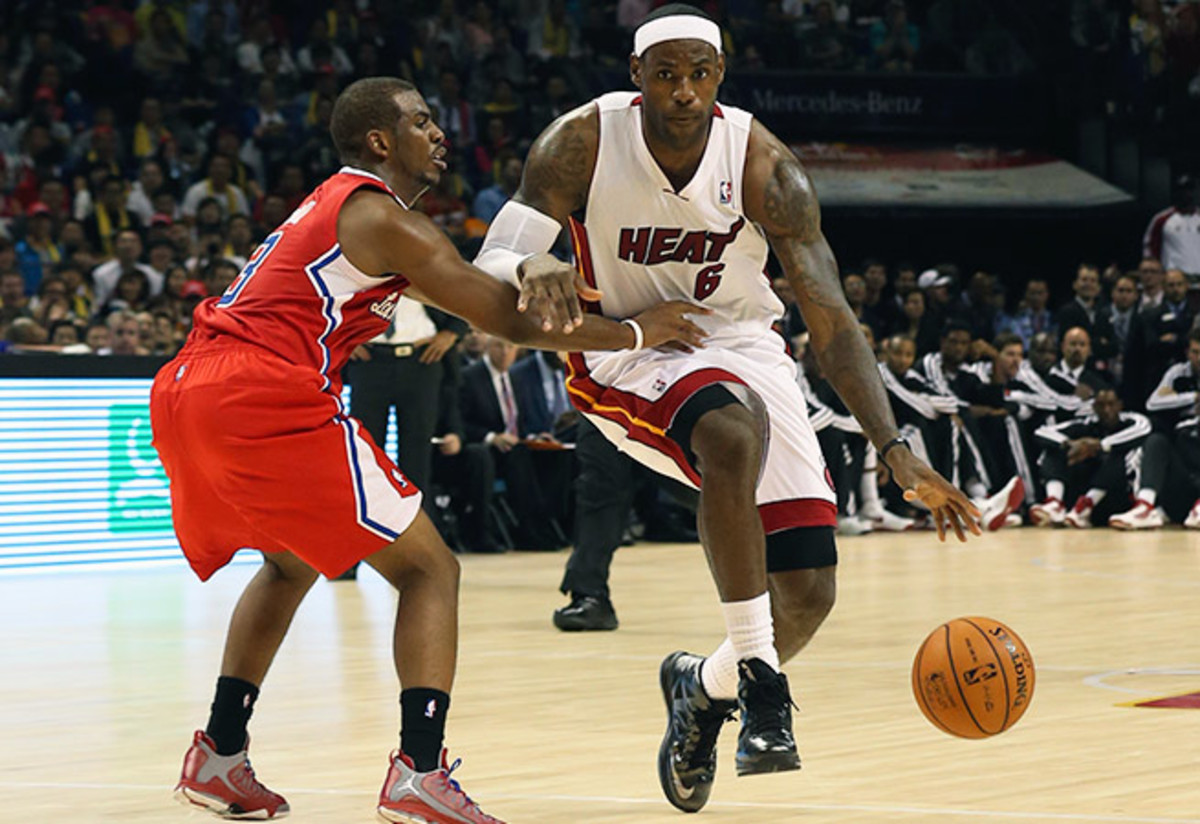 LeBron James' Heat are favorites, but Chris Paul's Clippers are among the strong challengers.