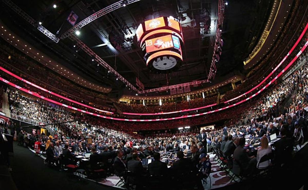 The Prudential Center in Newark, NJ hosted the first one-day NHL Draft since 2006.0