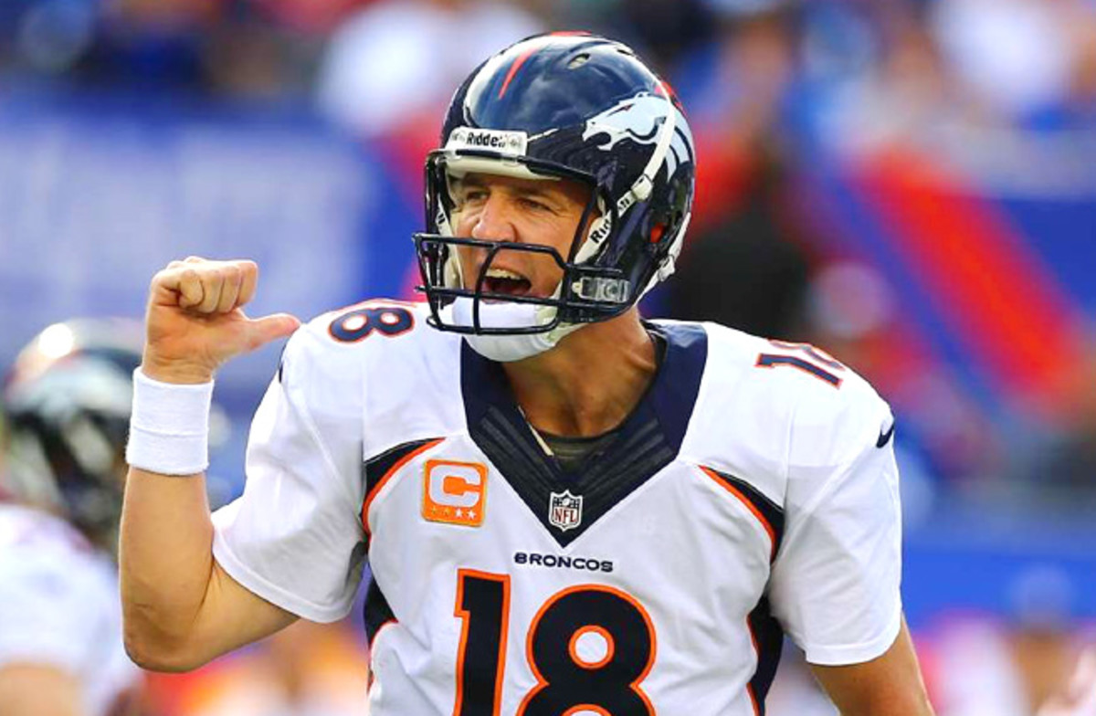 Peyton Manning and the Broncos offense may push around the Eagles defense in Denver this week.