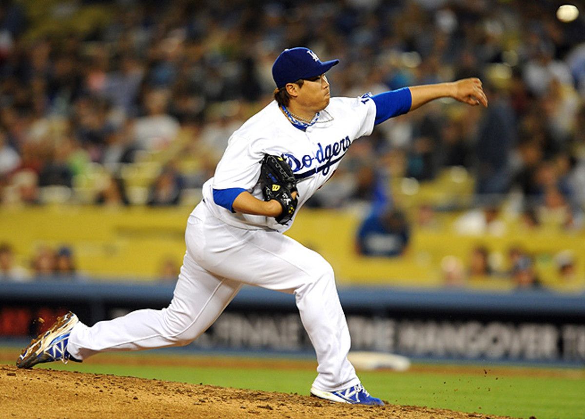 Hyun-Jin Ryu has hurled 51 strikeouts and put up a 3.40 ERA through 50.1 innings pitched this season.