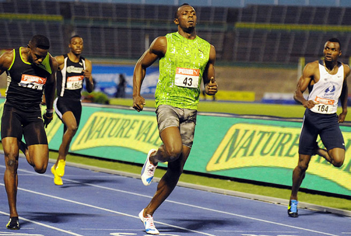 Usain Bolt clocked a 9.94 seconds in the 100 meters to win the finals of the Jamaica national championships.
