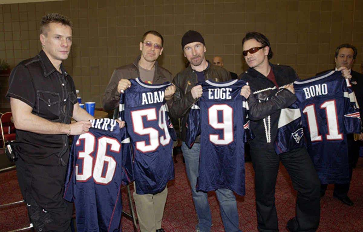 Super Bowl XXXVI - U2 Press Conference