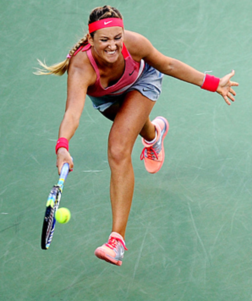 Victoria Azarenka rallied from a two-break deficit in the second set to a force a third but couldn't overcome Serena Williams.