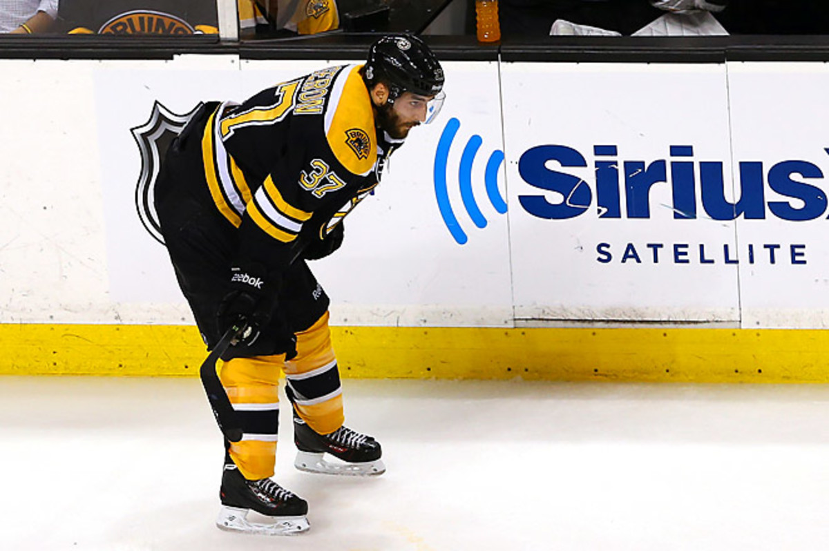 Bergeron played through the injuries and was admitted to the hospital after Boston's Game 6 loss. 