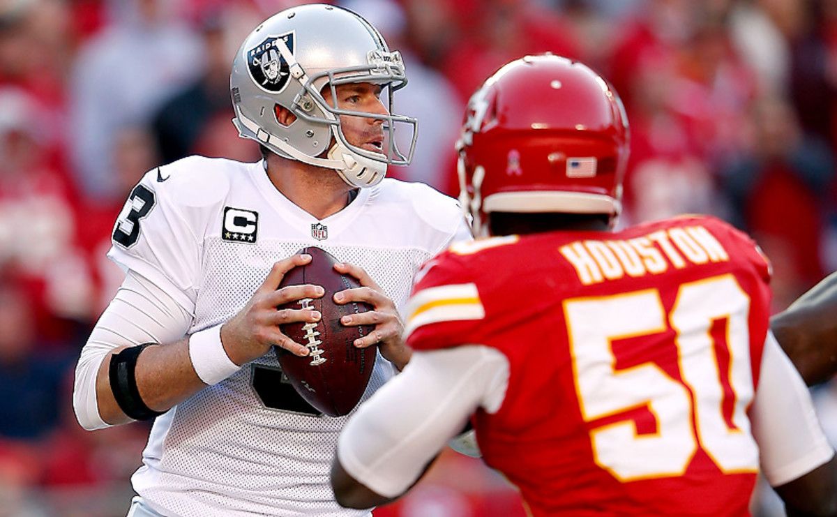 Justin Houston broke out last season, to the tune of 10 sacks in his second year. (Jamie Squire/Getty Images)