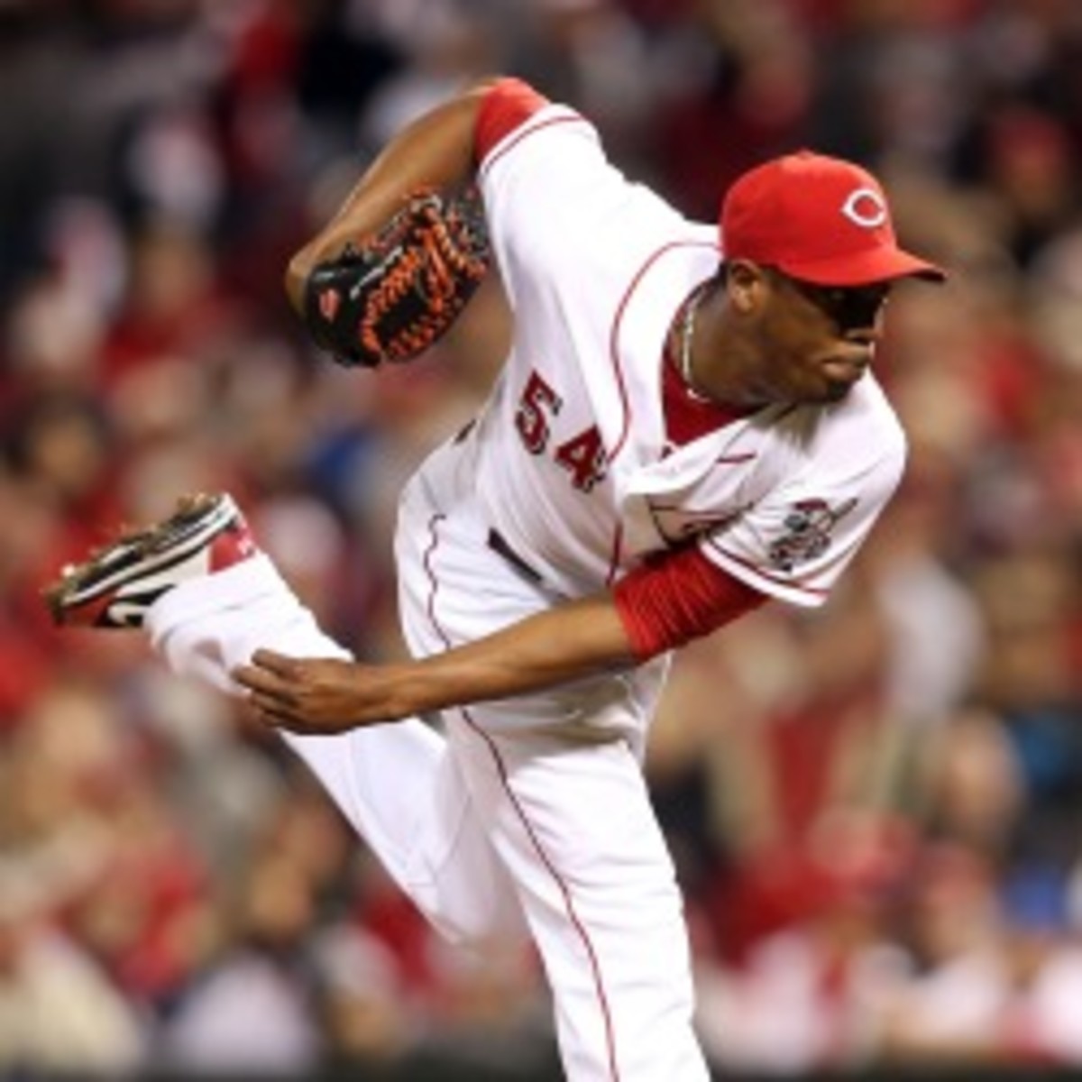 Reds pitcher Aroldis Chapman says he wants to be the team's closer. (Andy Lyons/Getty Images)