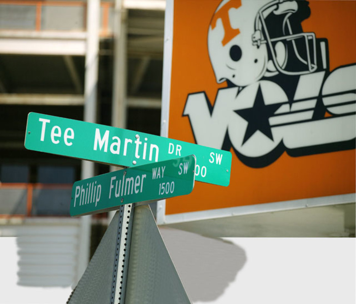 Tee Martin and Phil Fulmer